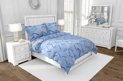 PIVI LIVING 180 TC GEOMETRICAL BLUE ( Queen )