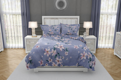 PIVI LIVING 180 TC FLORAL BLUE ( Queen )