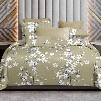 PIVI LIVING 180 TC FLORAL OLIVE ( Queen )