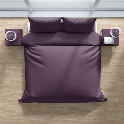 PIVI LUXURY DEEP PURPLE SATEEN BEDSHEET